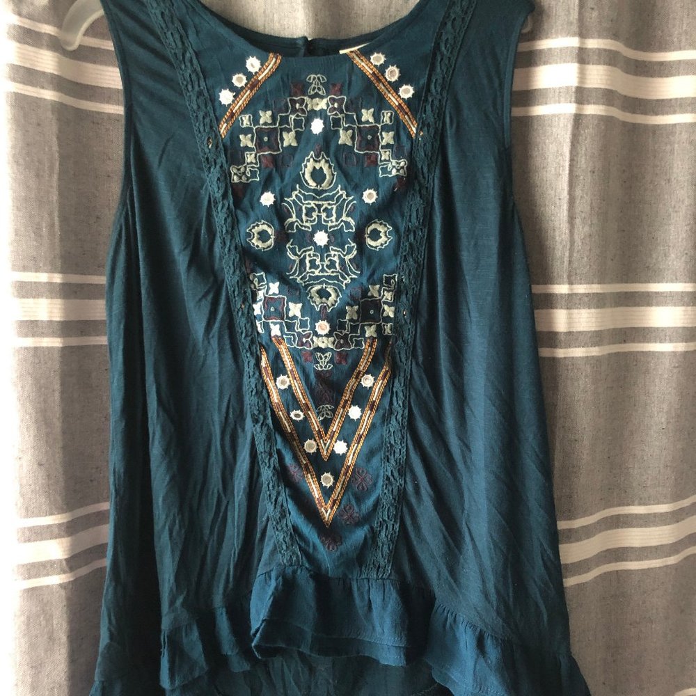Knox Rose Blue Pattern Shirt